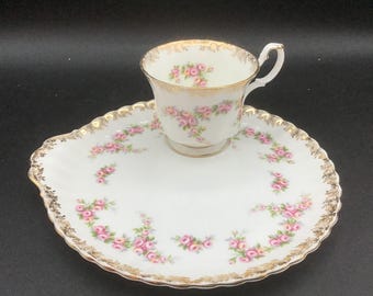Royal Albert Dimity Rose Tea Set - Etsy