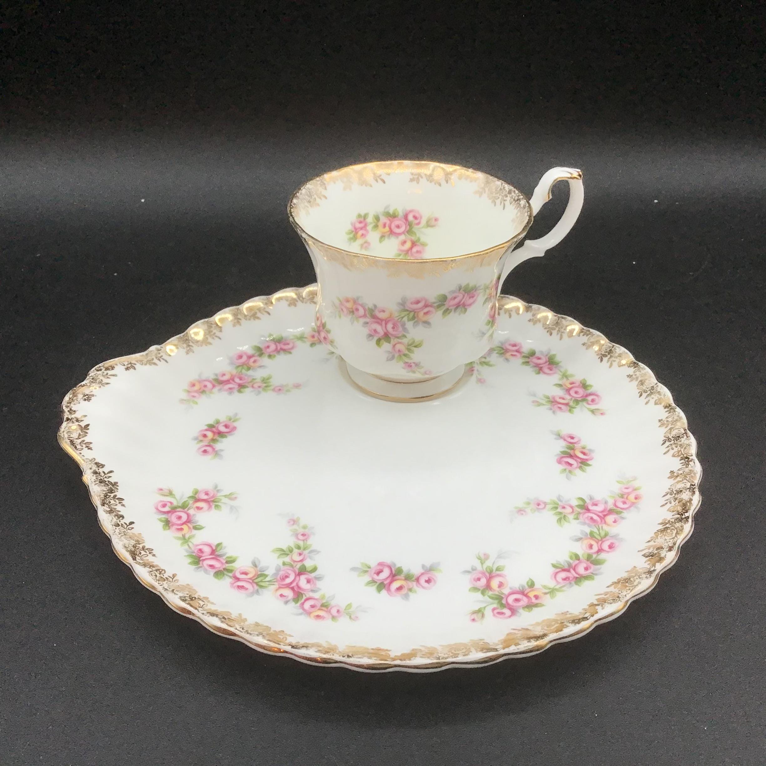 ロイヤルアルバート　  DIMITY ROSE セット Dimity Rose Tea Set - Etsy