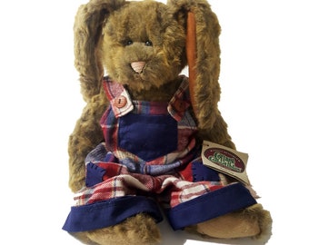 1995 Ganz Cottage Collectables Rafferty Rabbit Cottage Collectibles Rafferty Country Rabbit Plush 12” by Ganz