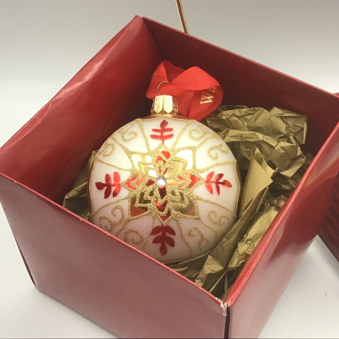 Vintage Waterford Holiday Heirlooms Elements Star Ball Ornament MIB - Etsy
