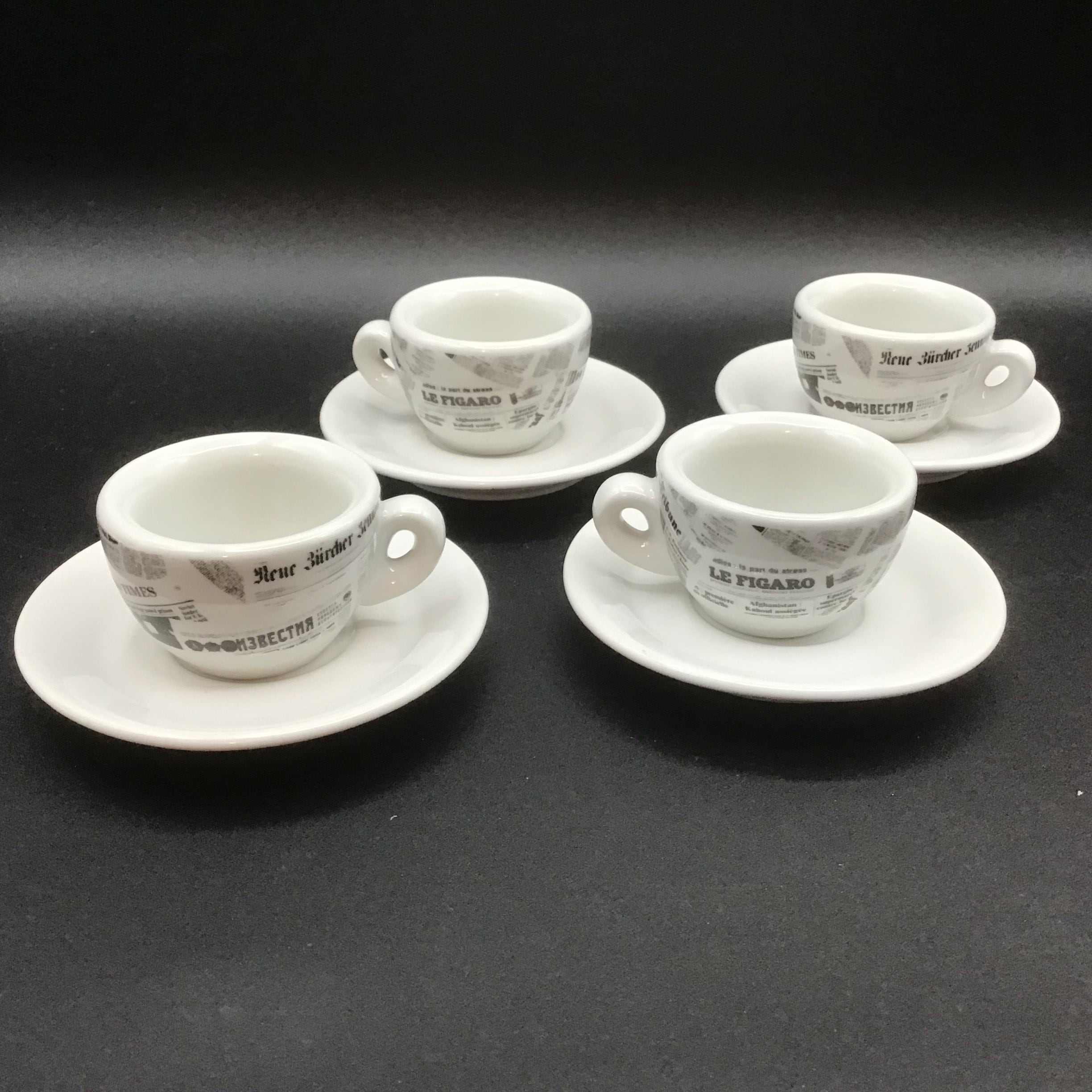 🇮🇹Made In Italy Cappuccino Cup⎮Nuova Point Asti Style⎮Black - Espresso  Canada