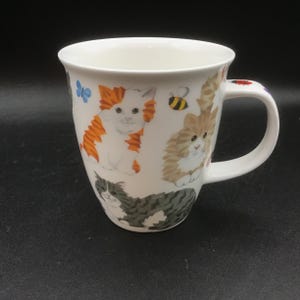 Dunoon Perfect Pets Mug, Designed by Kate Mawdsley for Cat Owner, Cat Mug, Cat Lovers, Cartoon Cats, Cat Gifts, Tea Drinkers, All Cats breed
