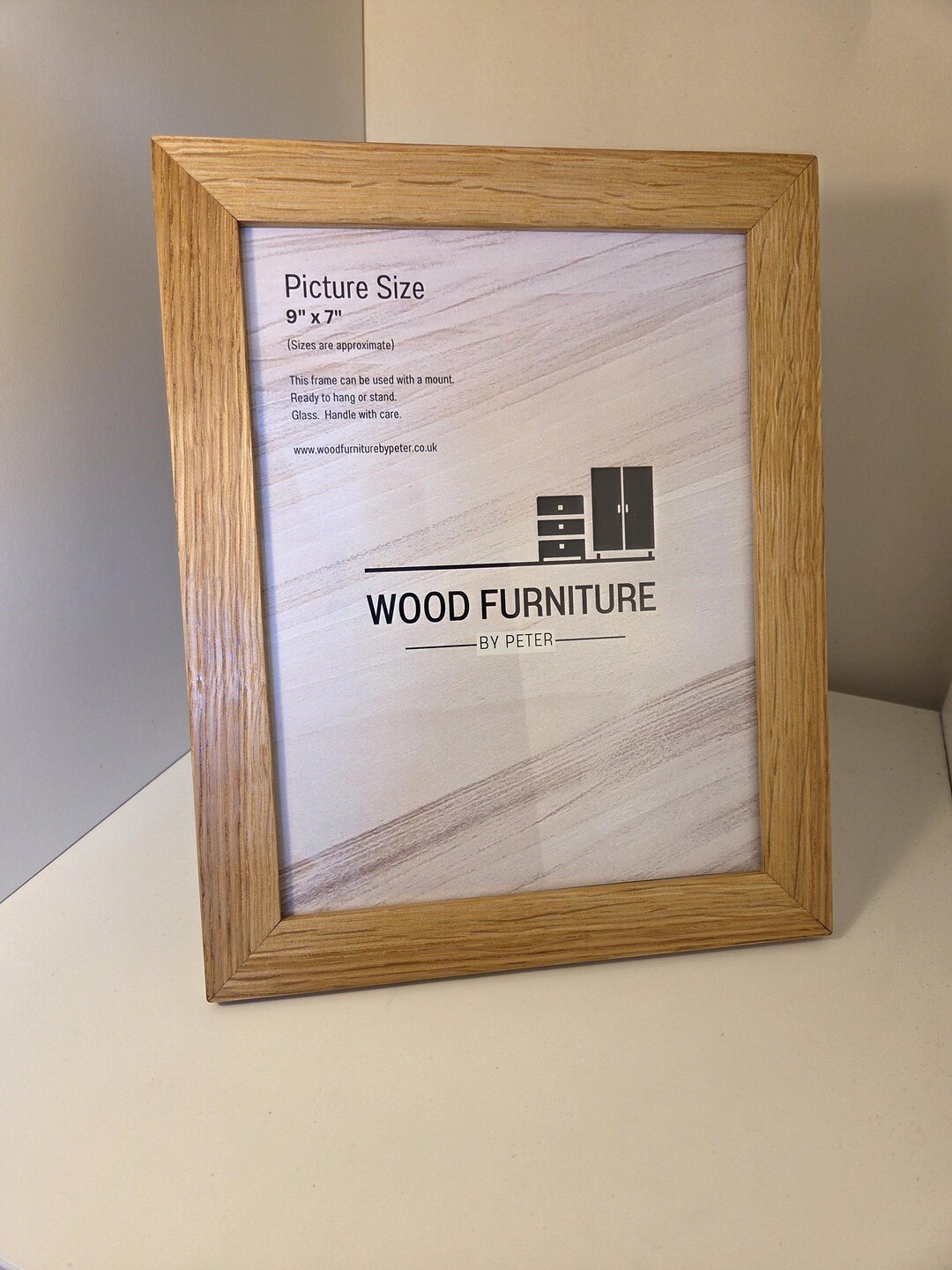 Handmade Oak Photo Frame, A4. Solid Wood - Etsy