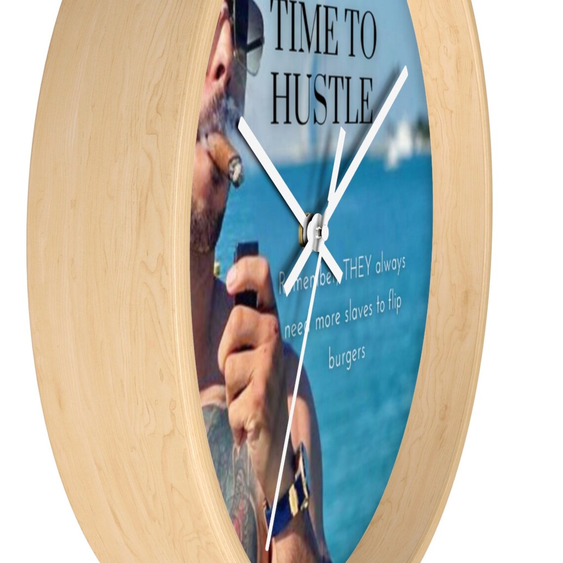 Andrew Tate Motivational Wall Clock Tate Clock Cobra Tate Etsy