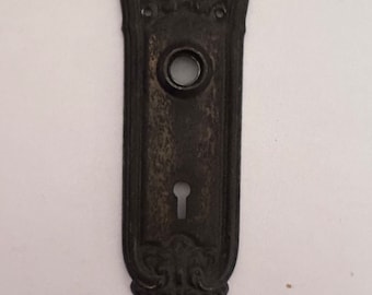 Antique Vintage Metal Door Plate