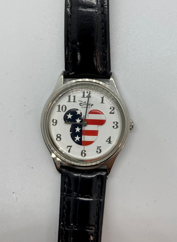 Disney Mickey Mouse American Flag watch