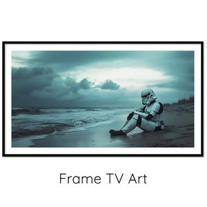Star Wars Stormtrooper Frame TV Art Samsung TV Art Digital Download
