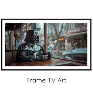 Star Wars Darth Vader Frame TV Art Samsung TV Art Digital Download