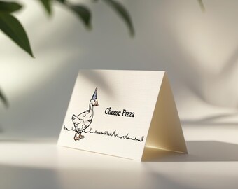 Silly Goose Birthday Food Labels, Editable Goose Theme (Digital Download)