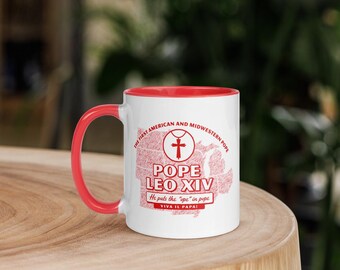 New Pope Leo XIV Mug, Midwesterner Coffee Mug, Catholic Gift, Catholic American Cup, Midwest Ope, Holy Father Mug, Papal Present