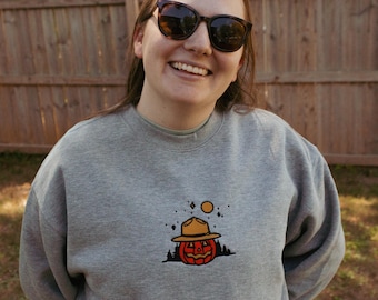 Halloween Parks Ranger Pumpkin Sweatshirt | Outdoorsy Fall