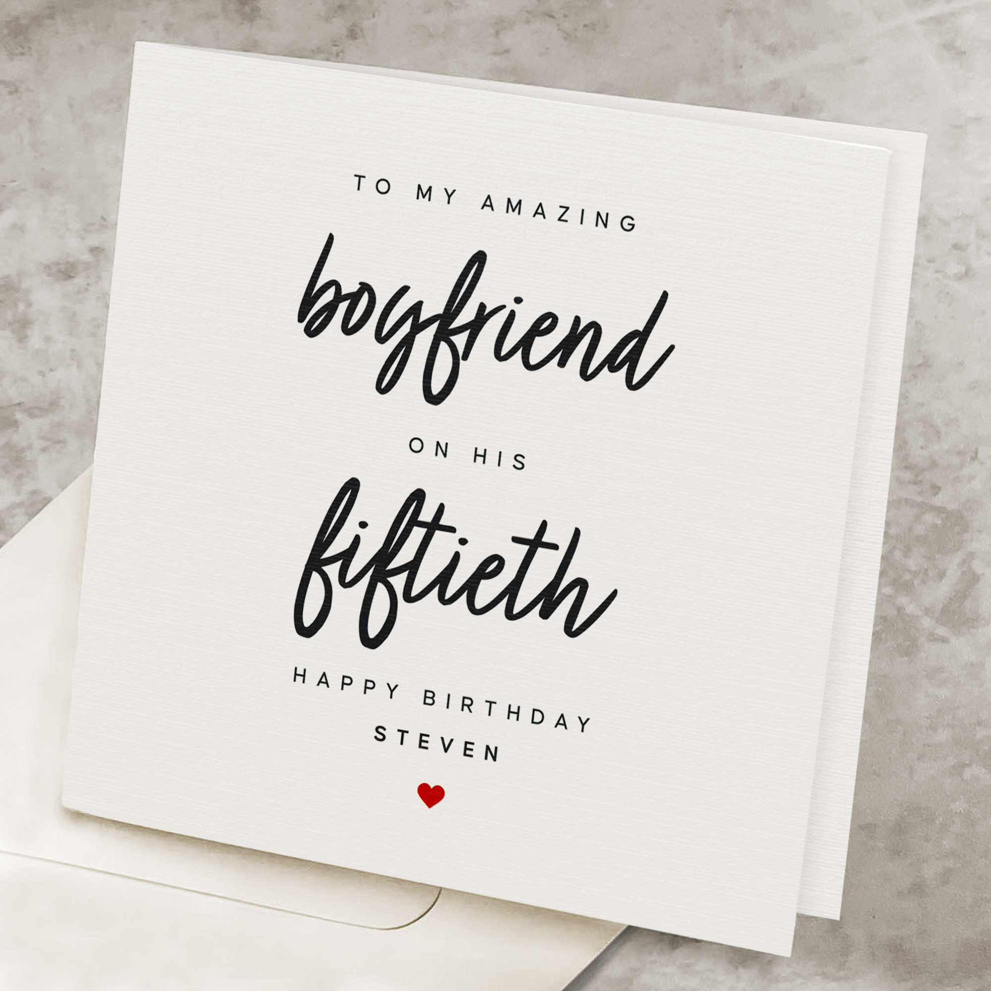 Love Card for Boyfriend, Card for Groom, Romantic Card, Bride's Card,  Anniversary Gift, Birthday Card, Wedding Card, Valentine Card for Him 