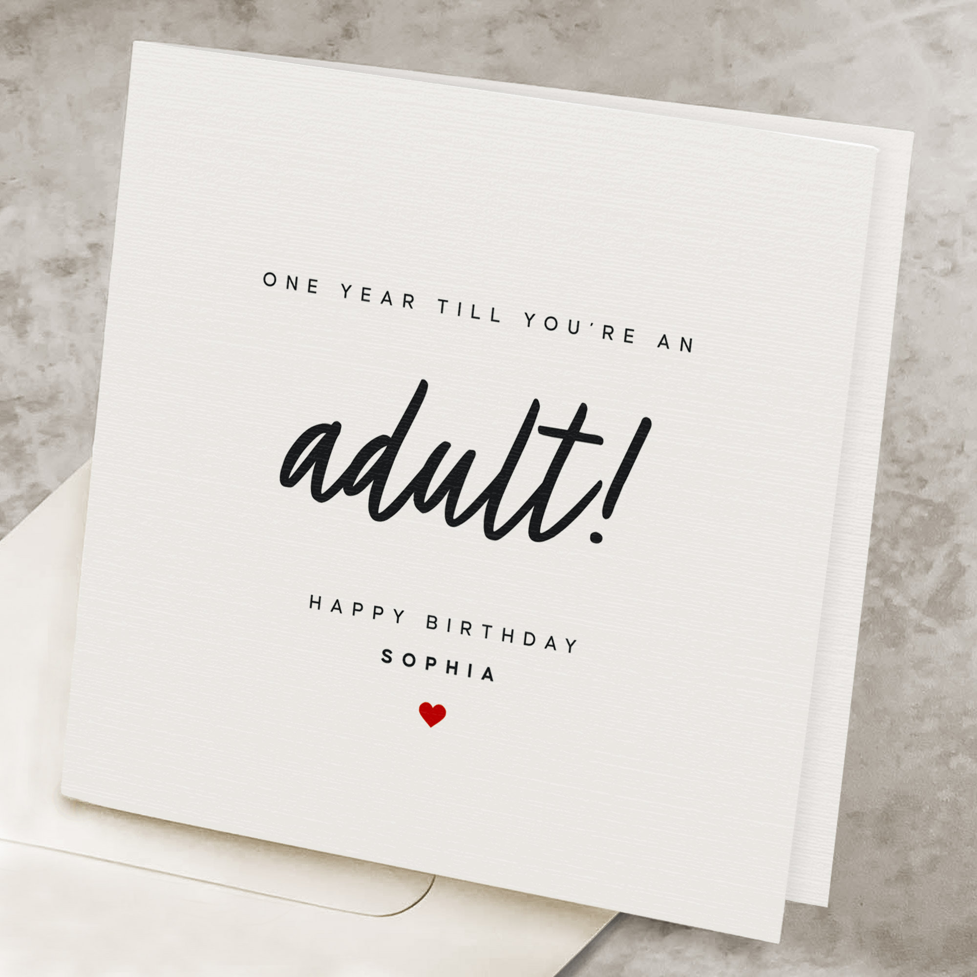 Funny 17th Birthday Card For Girl For Daughter 17 Years Old Etsy