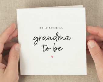 Grandma-To-Be Mothers Day Card, Future Grandma Happy Mother's Day Card, Pregnant Daughter Mothers Day Card, New Grandma Card From Daughter