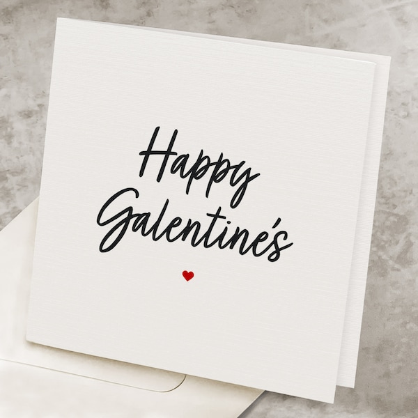 Happy Galentines Day Card, For Girl Friend, Happy Galentine's Day Card, For Best Friend, Bestie Galentine Card