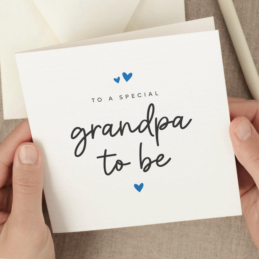 Grandpatobe Fathers Day Card, Future Grandpa Happy Father's Day Card