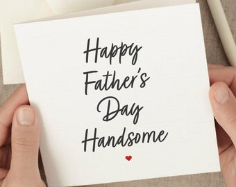 Husband Father's Day Card From Wife, Romantic Happy Father's Day Card To Husband From Wife For Him, Boyfriend, Fathers Day Gift for Husband
