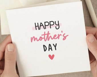Cute Mother's Day Card, Happy Mother's Day Card From Daughter, Mommy Mothers Day Card From Baby, From Kid, Mom Mothers Day Card From Son