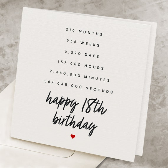 Brainbox Candy Funny 18th Birthday Card - "18 Decisions" - Perfect For Grandson, Granddaughter, Companion Him Her Boyfriend, Girlfriend, Partner, Son, Niece, Nephew - View #2