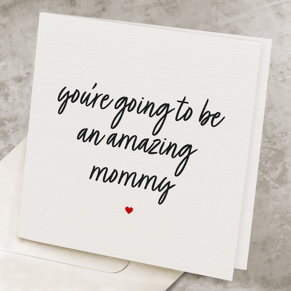 New Mom Congratulations Card First Baby New Mother Gift 1st Etsy