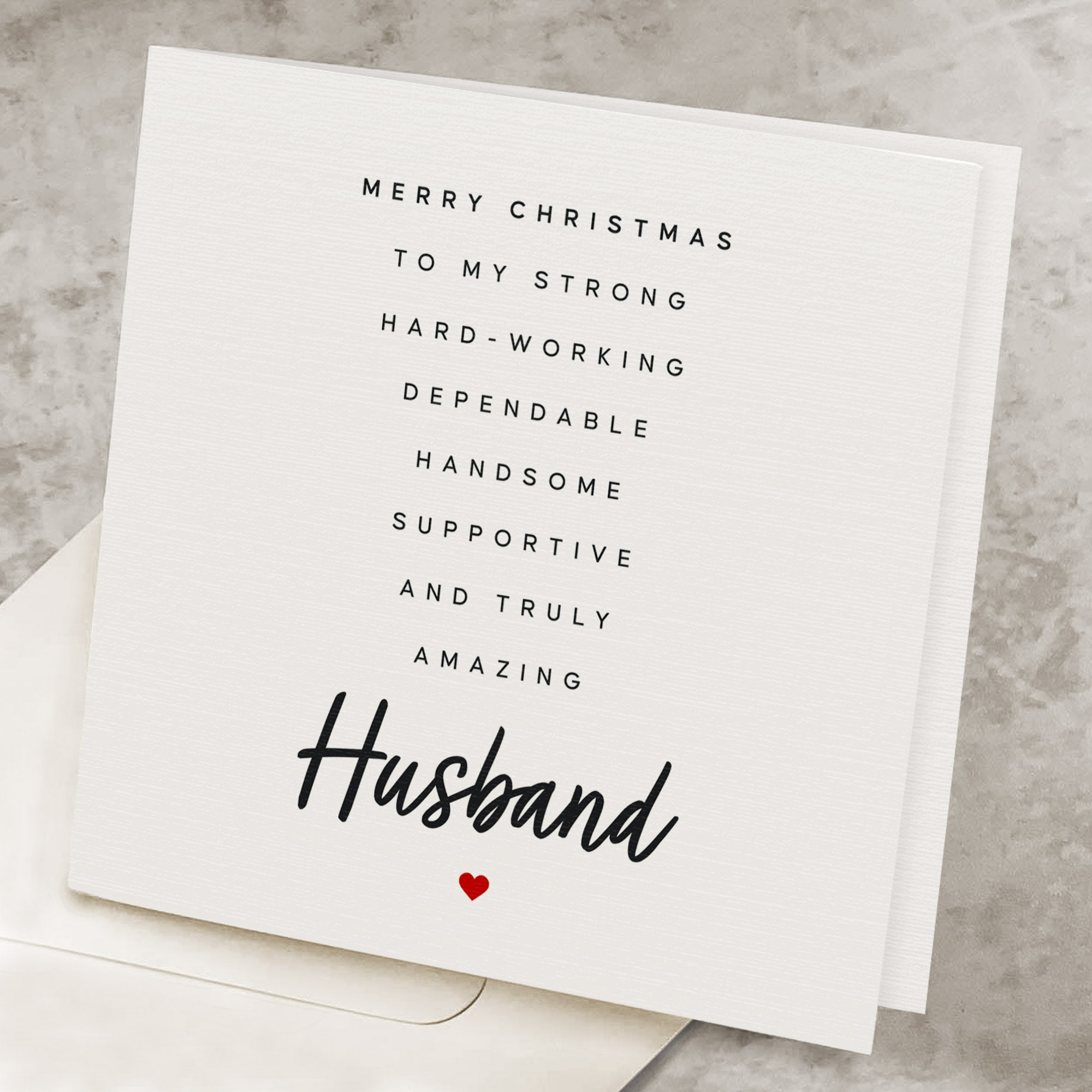 Personalised Christmas Romantic Verse Poem Greeting Card Card Special Husband - View #7