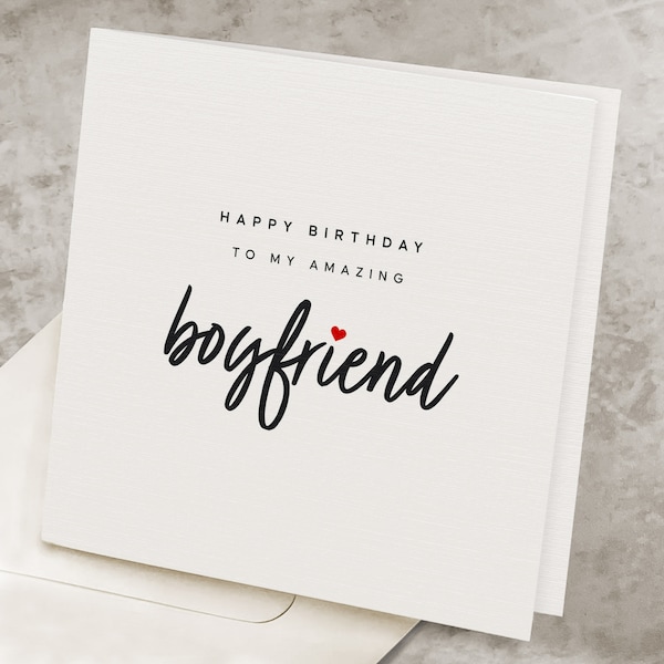 Birthday Card Boyfriend - Etsy