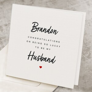 Funny Husband Valentines Card, Joke Happy Valentines Day Card For Husband, Lucky To Be My Husband, Funny Valentine&#39;s Day Gift Husband