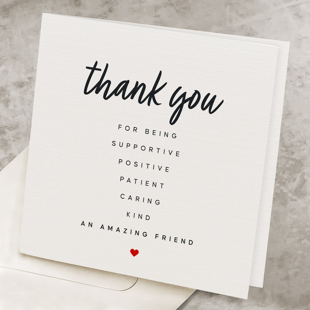 15 Best Ways to Say Thank You for Being a Friend – SimplyNoted