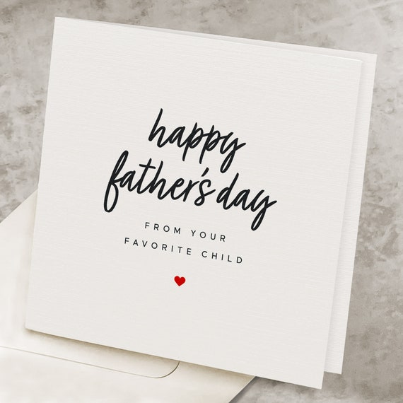 Funny Father's Day Card From Daughter Joke Father's - Etsy