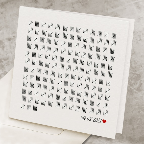 2nd Anniversary Card for Him, Husband, Boyfriend, Second