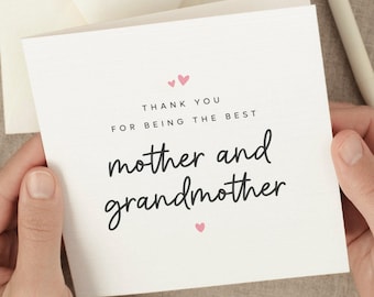 New Grandma Mothers Day Card From Daughter, New Grandmother 1st Mothers Day Card From Son, First Mothers Day Gift As Grandma, As Grandmother