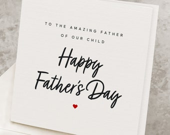 Husband Fathers Day Card, From Wife, Happy Father's Day Card For Husband, New Father, Sweet Romantic Fathers Day Gift, For Him, Lover