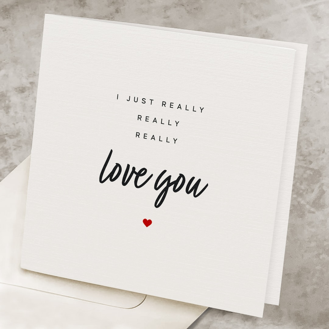 Love Valentines Day Card for Him, for Her, Funny Romantic Valentine's ...