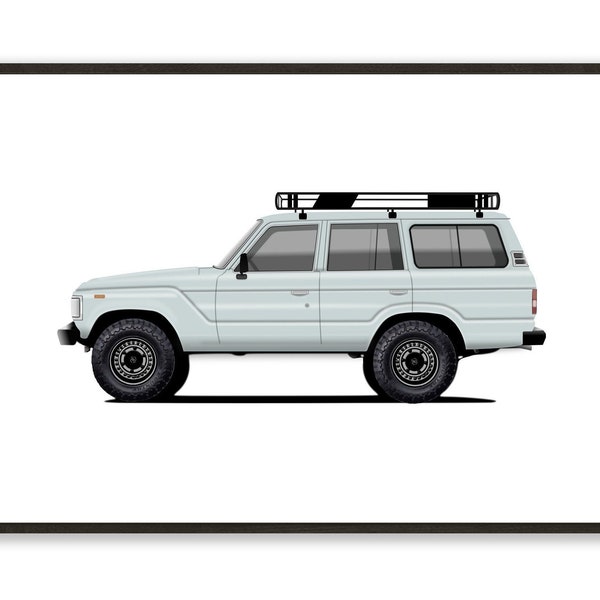 FJ60 Landcruiser Premium Satin Poster