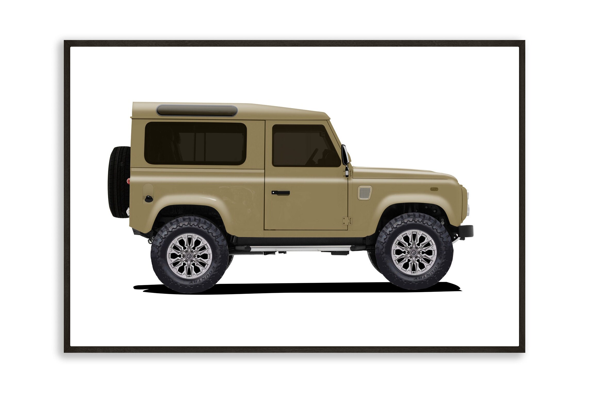 Land Rover Defender Print - Etsy