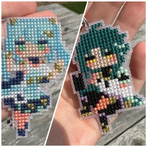 Geshin Impact Anemo Character Charms/Pins