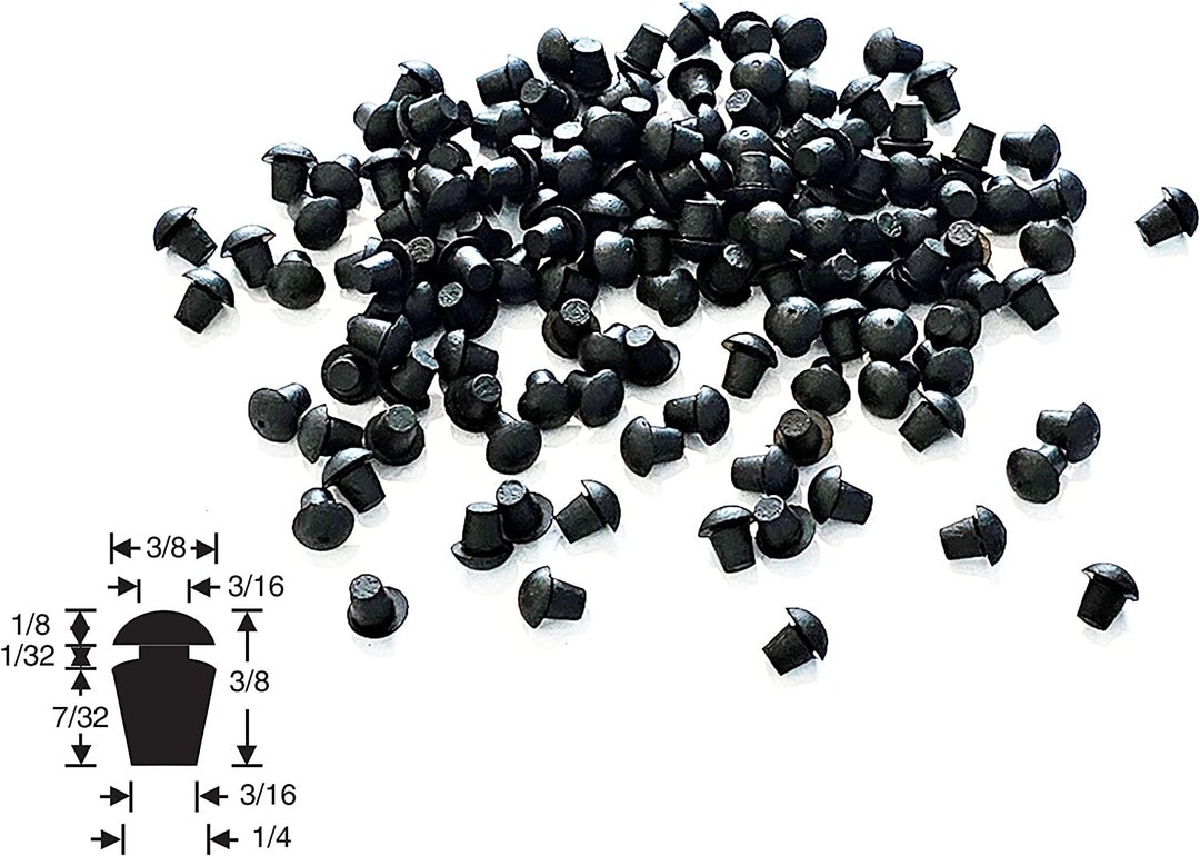Lot of 25 Pushin Rubber Bumper Feet Tight Grip Stem Stoppers Etsy