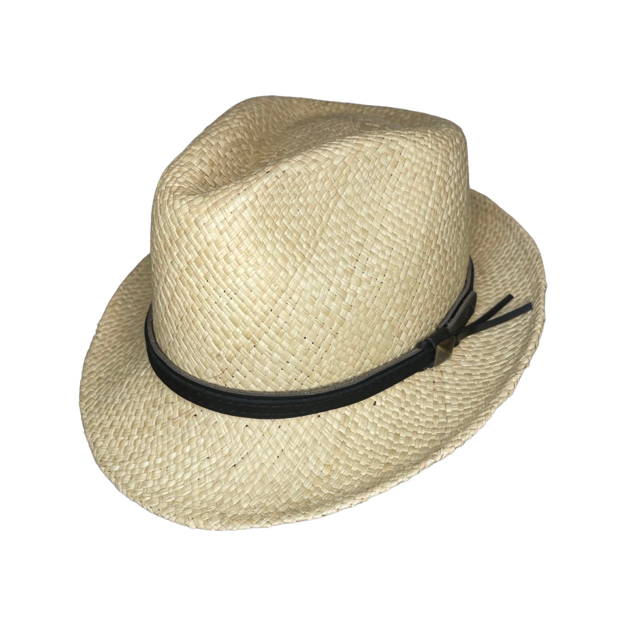 Handwoven Colombian Panama-style Gardeliano Fedora Hat | Size 55 | Unisex Colombia Fedora - Etsy main image 3