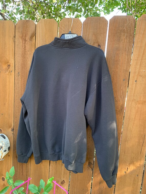 90s Vintage Wilson Half Zip men’s sweatshirt Size… - image 4