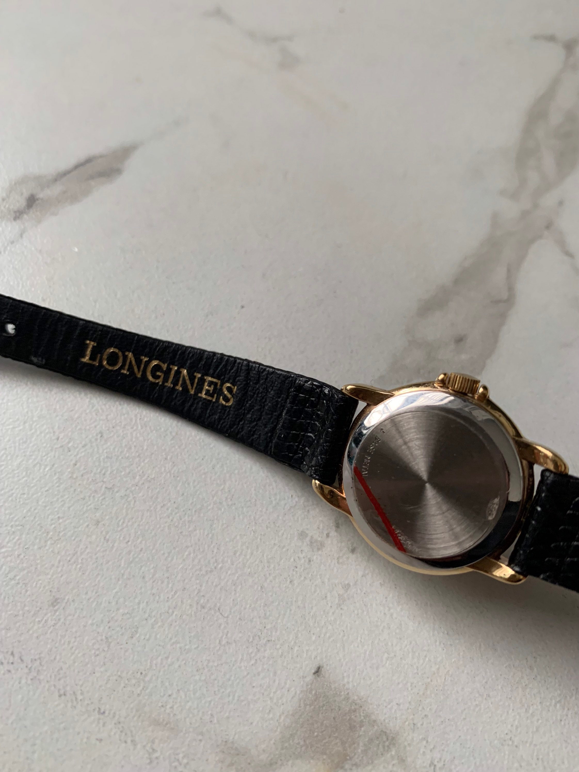 Wittnauer Ladies Dress Watch 8 Diamonds On Black Sun-ray Dial 36mm WTS] [Repost] Wittnauer Museum Black Diamond Dial Gold Tone  main image 3