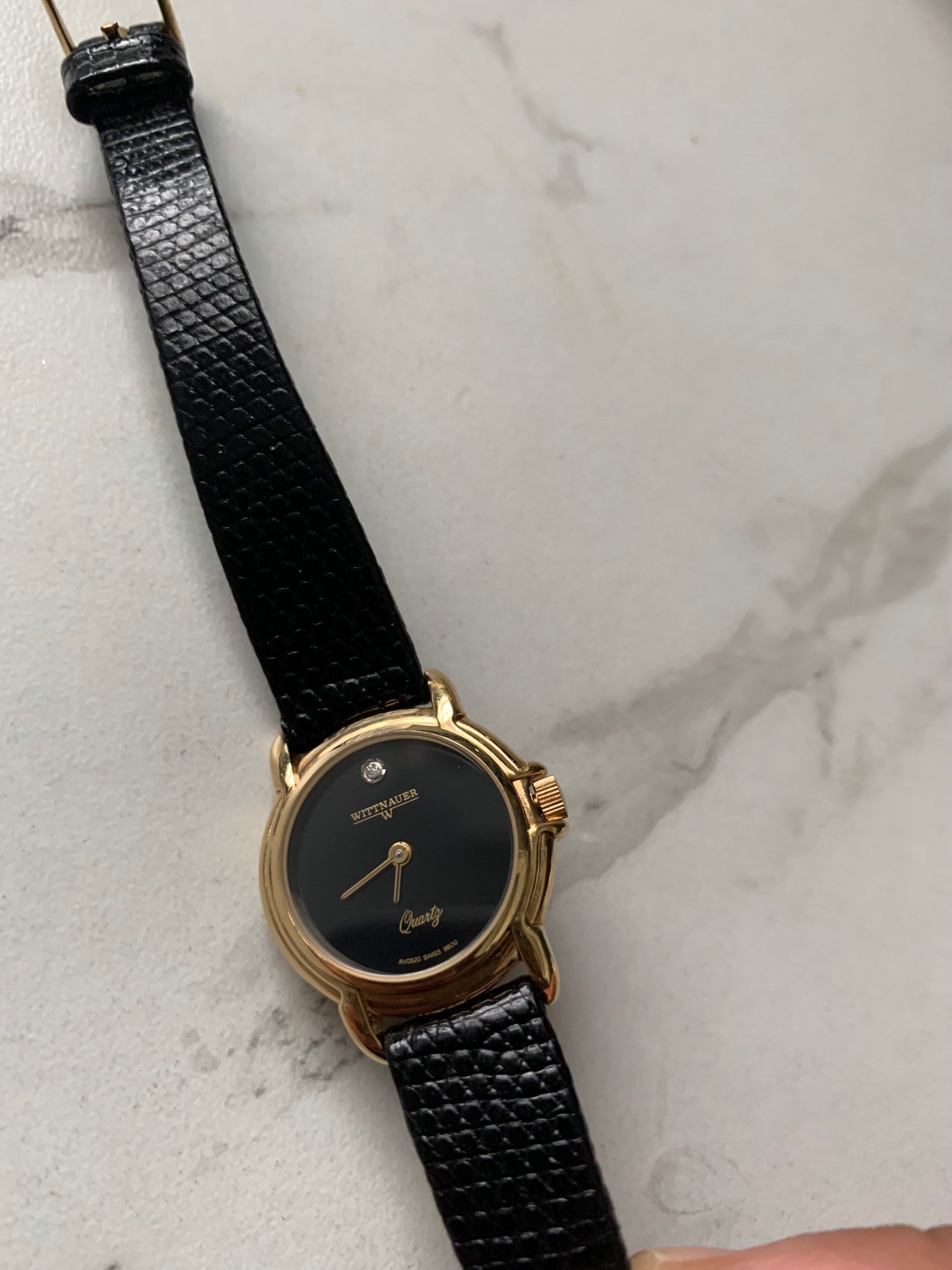 Vintage 80s Wittnauer Diamond Ladies Watch, Tru Vintage 