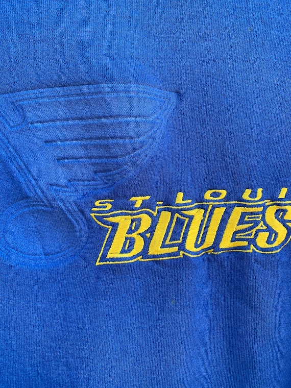 Vintage St. Louis Blues Sweatshirt Made in USA si… - image 3