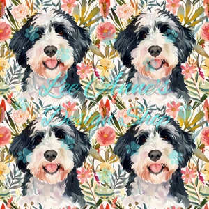 modèle sans couture, chien sans couture, labradoodles sans couture, griffonnages sans couture, goldendoodles sans couture, Sheepadoodle sans couture, Bernadoodle sans couture