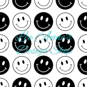 Seamless pattern, smiley face pattern, smiley face seamless, black and white smiley, smiley, smile