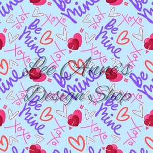 Patrón sin costuras, San Valentín sin costuras, Sé mío sin costuras, Corazón sin costuras, Patrón XOXO, Patrón de corazones, Amor sin costuras