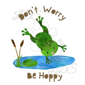 Sapo, não se preocupe, seja hoppy, hopping, nenúfar, png, clipart, adesivos