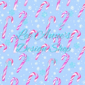 Seamless pattern, Christmas seamless, candy canes seamless, pastel candy canes, pink Christmas seamless, pink candy canes seamless