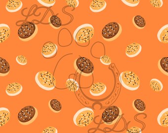 Seamless pattern, cookies halloween pattern, halloween seamless, halloween cookies, Halloween treats, sugar cookies, cookies seamless