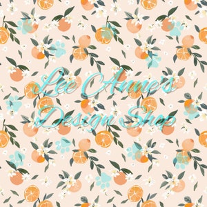 seamless pattern, oranges seamless,  fruit floral seamless, orange floral,  oranges floral seamless, fruit seamless, orange blossom seamless