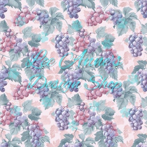 seamless pattern, grapes seamless,  fruit floral seamless, grapes floral,  grapes floral seamless, fruit seamless, grapes on vine seamless